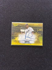 2025 Stadium Club Yellow SP Auto Vernon Wells SCBA-VW
