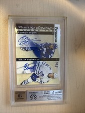 2016-17 Parkhurst Connor Brown Soshnikov 5/5 Auto BGS 8.5 Priority Signings