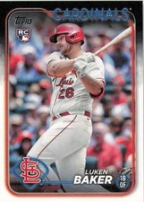2024 Topps Series 1 #207 Luken Baker St. Louis Cardinals RC