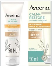 AVEENO Face CALM+RESTORE Nourishing Daily Moisturiser with SPF30 (1 x 50ml)