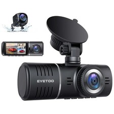 1080P Dual Lens Car DVR Camera Dash Cam Front/Rear/Inside Video Recorder GSensor