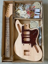 DIY Electric Guitar Kit Beginner Kit Mahogany Body Neck Rosewood Fingerboard