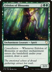 Eidolon of Blossoms #140 - Commander 2018 Rare MTG