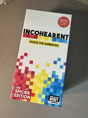 Incohearent: Guess the Gibberish Game - The Spicier Edition Party Game