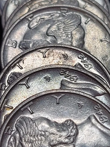 (84) Mercury Dimes 1940-1945 Choice AU to BU UNC Uncirculated 90% Silver 10c
