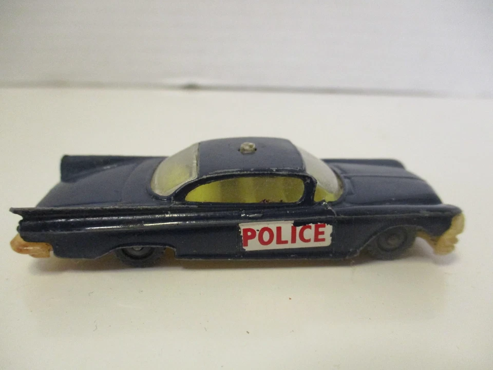 Vintage Husky 1:64 Diecast BUICK ELECTRA COCHE DE POLICÍA (azul) Foto 4 de 4