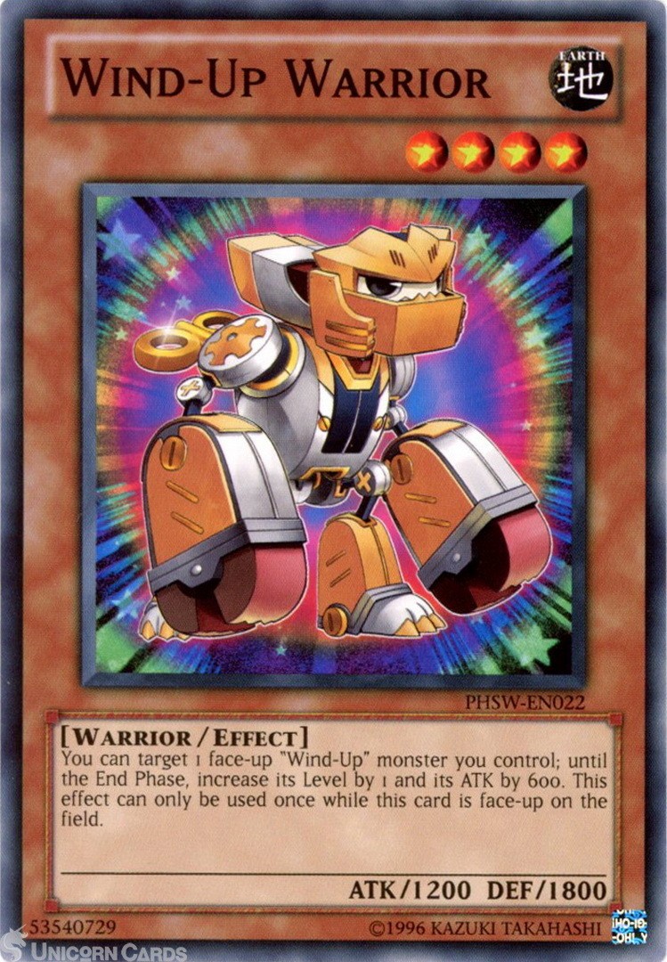 PHSW-EN022 Wind-Up Warrior : Common UNL Edition Mint Yu-Gi-Oh! Card