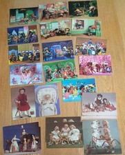 23 Ansichtskarten  AK Kinder Postkarten mit Puppen Motiven Künstlerpuppe DDR