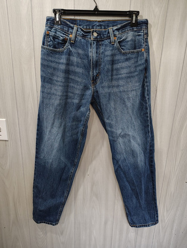 Men's Levis 550 92 Size 34x34 Denim Jeans Straight Leg Chore Western Yellowstone