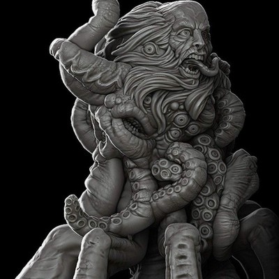 Dunwich Horror Aberration Resin 3D gedruckt Fantasy Miniatur D&D Tabletop RPG