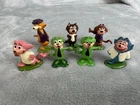 Marx Hand Painted TV Tinykins Top Cat Hanna Barbera 7 Figure Set 1961 Vintage