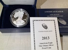 2013-W $1 Proof American Silver Eagle With OGP And COA