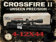 Vortex CROSSFIRE II 4-12X44 Dead-Hold BDC (MOA) SFP Reticle CF2-31015 NEW
