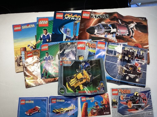 Assorted Lego Instruction Booklets. 13 Piece Lot