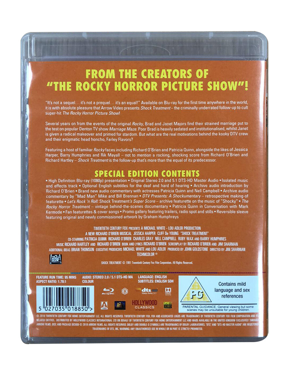 Rare Rocky Horror Sequel Shock Treatment BluRay Signed by Tim Curry