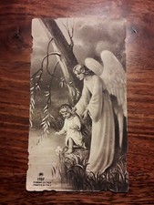 Santino Angelo Custode 1898 con orazione - ed. AR 1157