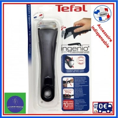 Poignée amovible Polyvalente casseroles Poeles Tefal Ingenio Rangement Optimal - Photo 1/4