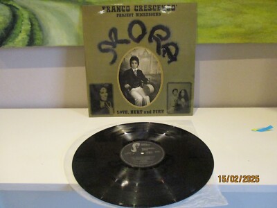 Franco Crescenzo Love, Hurt an Fire LP Vinyl Schallplatte RARE VGbisVG+Franco1