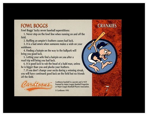 1993 CARDTOONS YOU PICK SEE SCANS - Picture 15 of 227