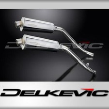 HONDA XL1000 V VARADERO 1999-14 350mm OVAL STAINLESS BSAU SILENCER EXHAUST KIT