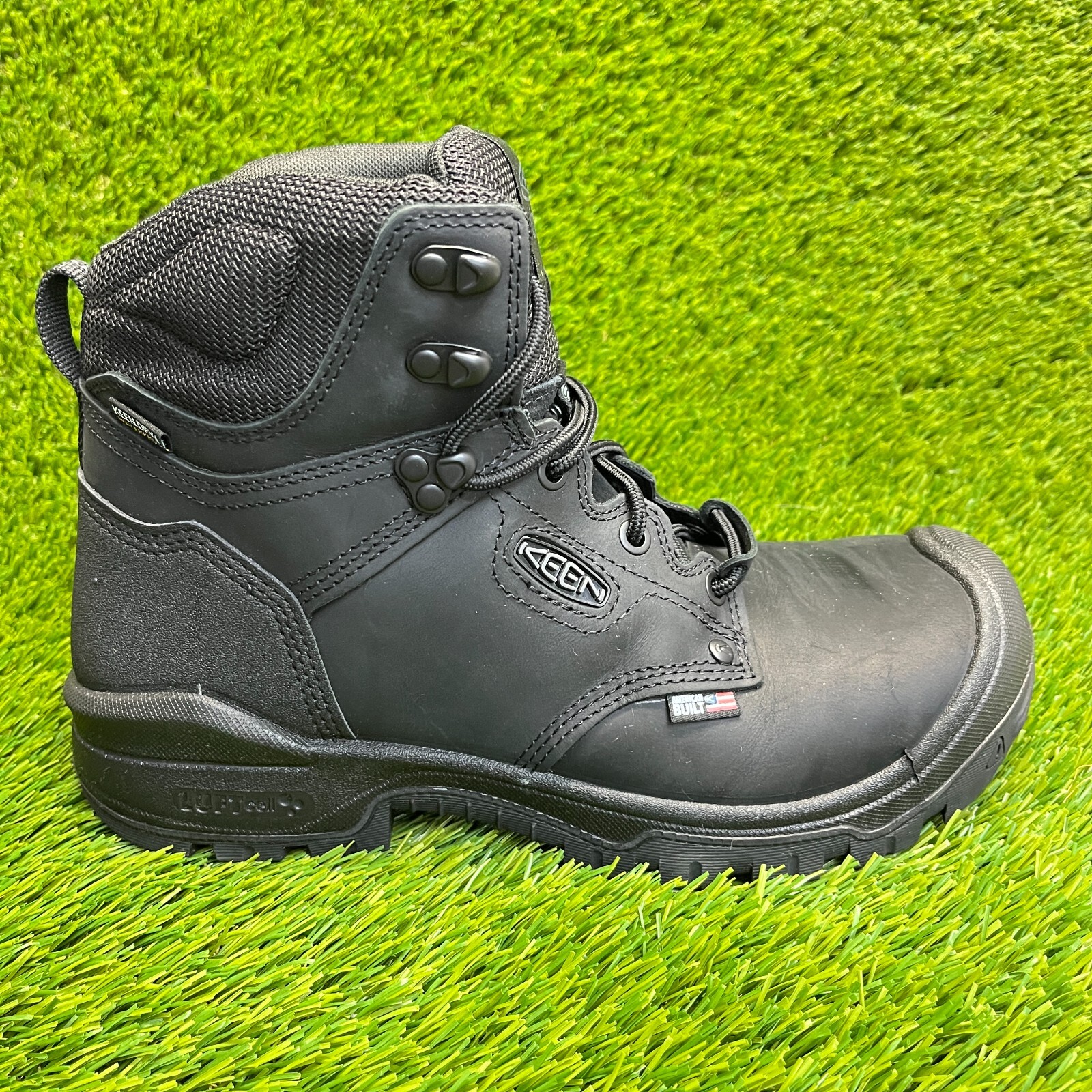 Stivali da lavoro Keen Utility Independence 6" uomo taglia 8 neri impermeabili punta carbonio