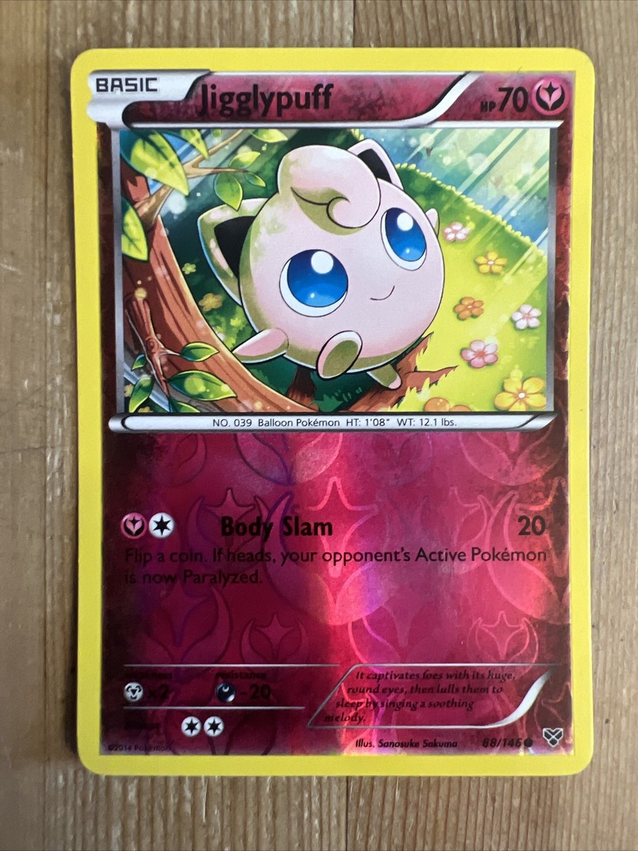 Pokémon TCG Jigglypuff XY 88/146 Reverse Holo Common VLP | eBay