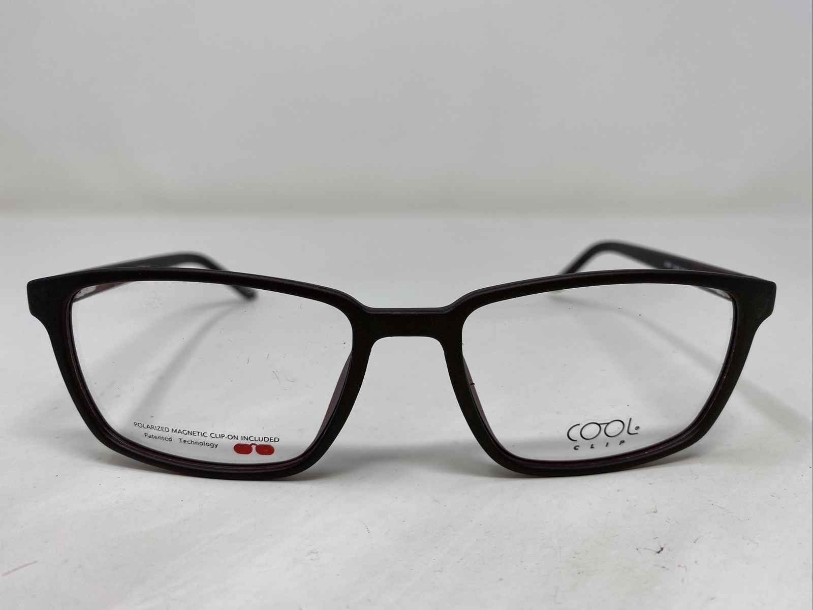 Cool Clip CC843 20 5418140 Dark Brown Plastic Full Rim Eyeglasses Frame OV27 eBay
