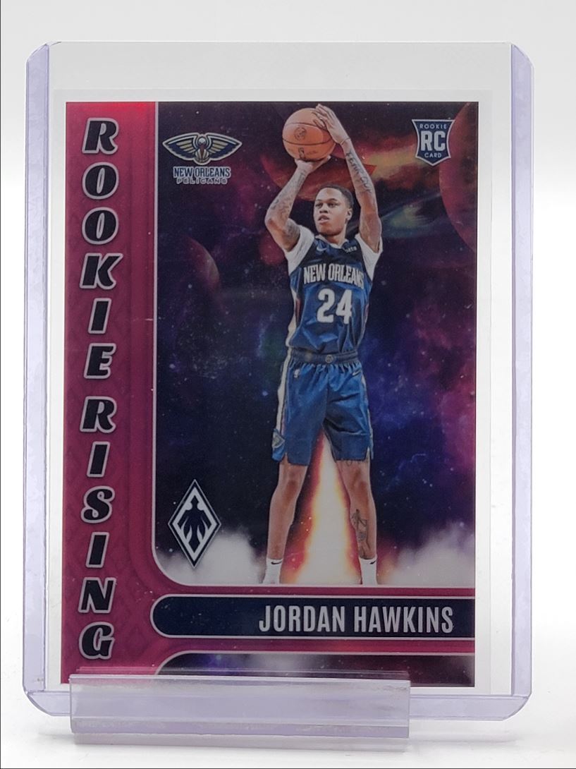 JORDAN HAWKINS 2023-24 PHOENIX BASKETBALL ROOKIE RISING PINK RC /99 Q3570