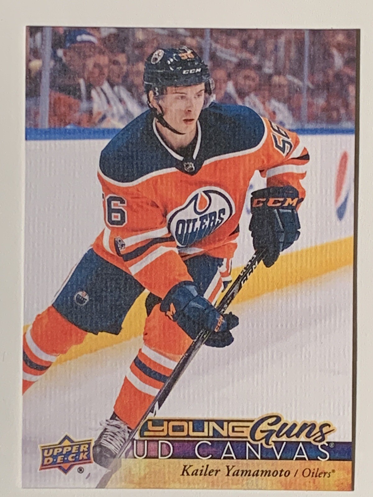 2017-18 UD Young Guns Canvas KAILER YAMAMOTO Rookie Card# C102