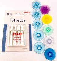 Original Pfaff NäHmaschinen Nadeln Stretch 130/705 H-S StäRke 90 + 10 Farbige...