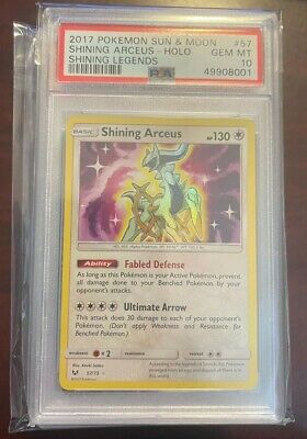2017 Pokemon S&M Shining Legends Shining Arceus 57/73 PSA 10 2017 Pokemon S&M Shining Legends Shining Arceus 57/73 PSA 10