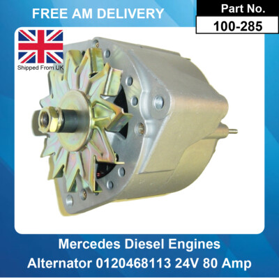 Alternator For Mercedes Actros Atego Axor Econic LK/LN2 24V 80 Amp