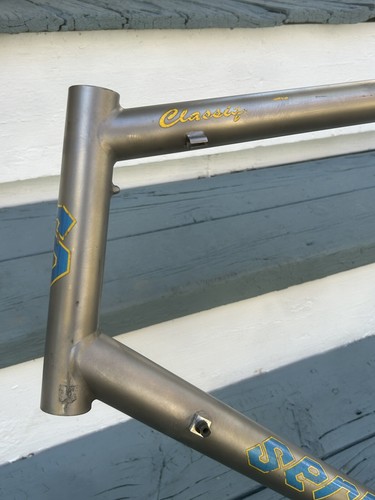 Vintage Serotta Titanium Frameset Classique Ti Bike Frame 90s Colorado Road Race - Picture 21 of 24