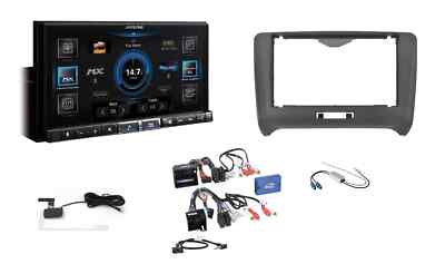 Alpine ILX705D Multimedia Kit Für AUDI TT (8J) Apple Car Play