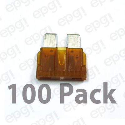 FUSE ATC5 COOPER BUSSMANN 5 AMP ATC BLADE-TYPE FUSE 100 PACK #ATC5-100PK