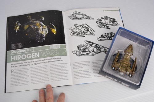 Star Trek Starship Collection #51 Hirogen Warship + Magazine Eaglemoss - Picture 5 of 6