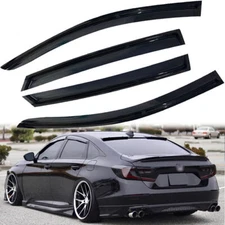 For 2018-2022 Honda Accord 10th Gen Side Window Visor Vent Rain Guards Deflector