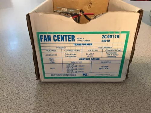 Mars 24010 Fan Control Center Relay and Transformer ZC90119