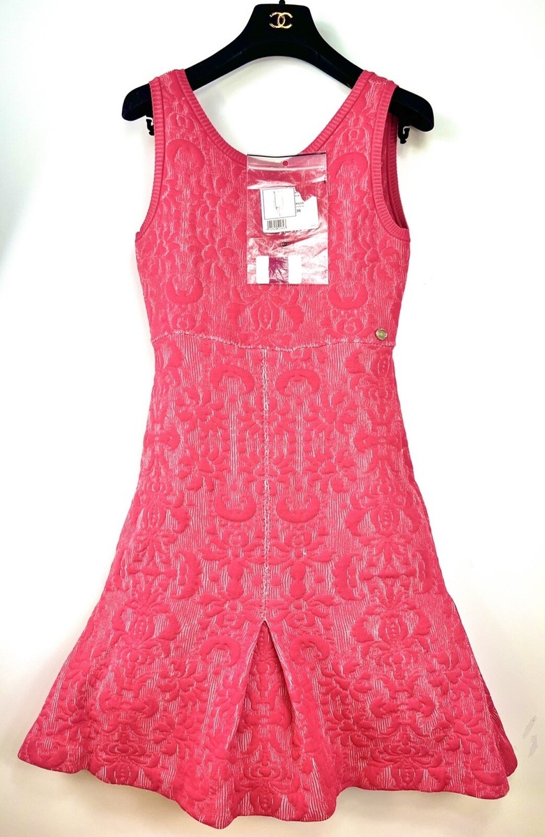 chanel pink dress barbie CHANEL Spring 1991 Barbie Pink Suit Set with Black Patent Piping  Garment  Modern + Vintage