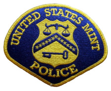 United States Mint Police Patch 100 x 116 mm Neu