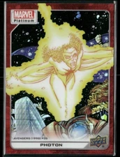 2023 Upper Deck Marvel Platinum Red Prism /199 #199 - Photon