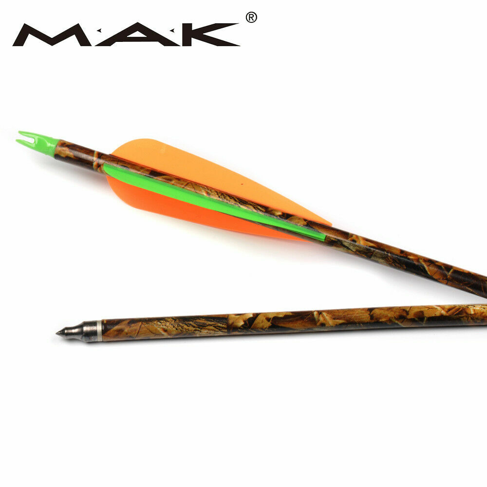 6/12/50Pcs 30'' Spine 300 Camo Aluminum Hunting Arrows wholesales