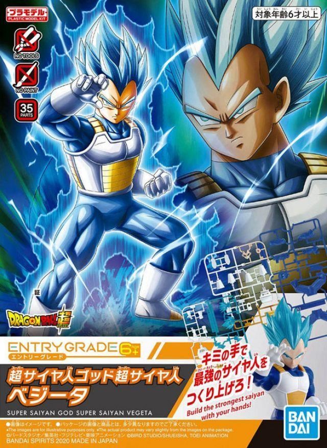 Bandai Hobby Dragon Ball Z Super Saiyan God SSGSS Vegeta Entry