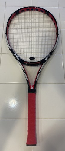 Prince Black Red Warrior 100L ESP Graphite Tennis Racquet 4” “EXCELLENT" - 第 1/11 張圖片