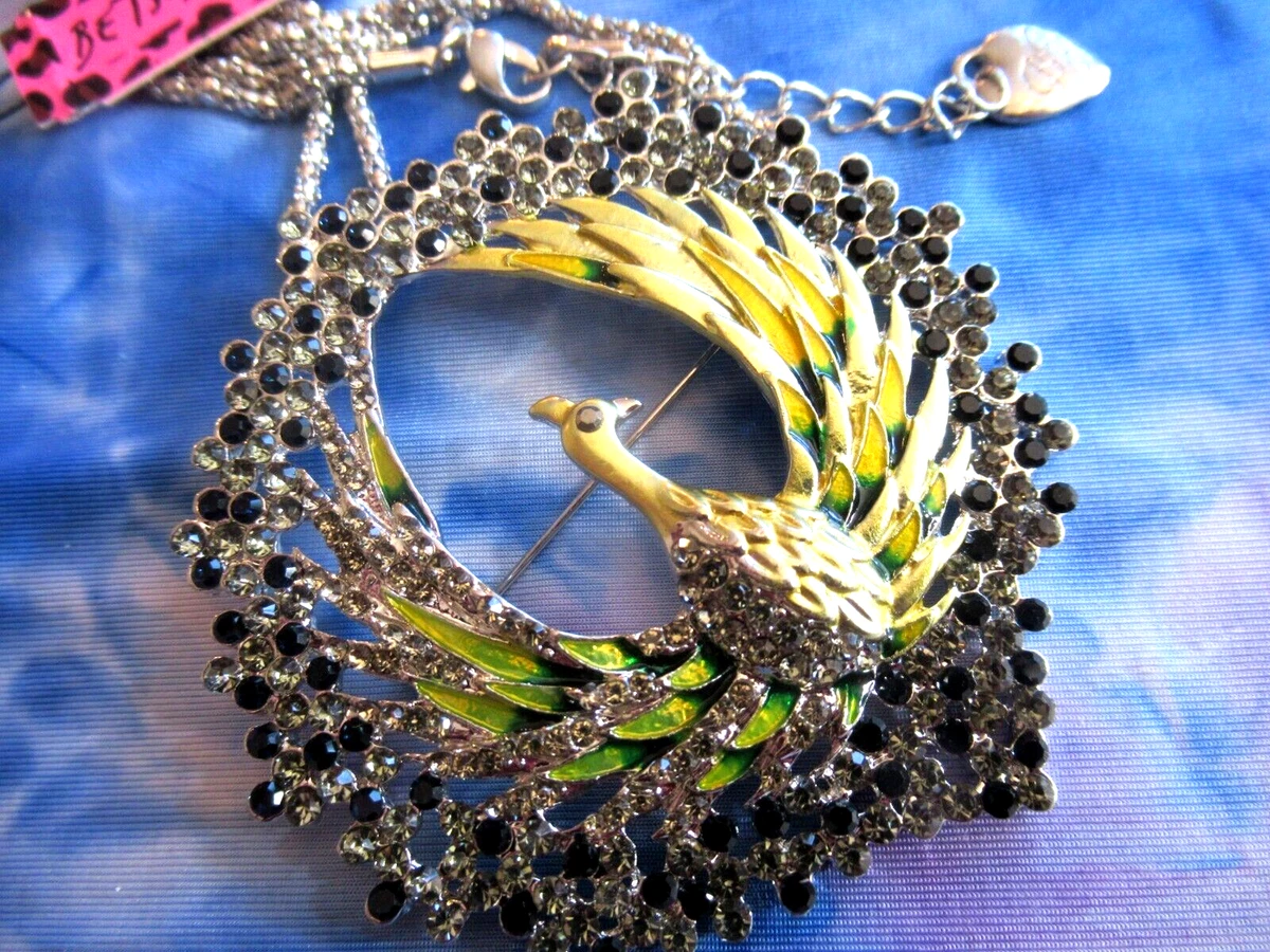 Betsey johnson hotsell peacock jewelry