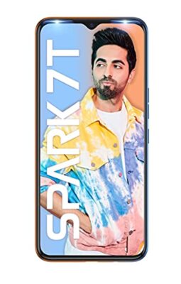 Tecno Spark 7T(Nebula Orange, 4GB RAM, 128GB Storage) 6000 mAh Battery|