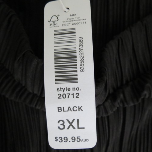 Ladies Suzannegrae Black Pleated Size 3XL Pants - Brand new with tags - Picture 4 of 6
