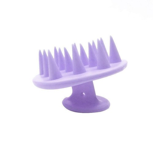 Silicone Hair Scalp Massager Brush Massaging Shampoo Brush Shower Cleaner Tools - Picture 14 of 20