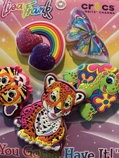 Lisa Frank Authentic Croc Jibbitz Shoe Charms