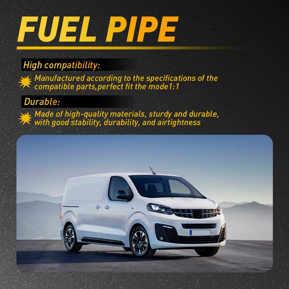 Fuel Injector Leak Off Return Pipes Fit Citroen Dispatch Relay Spacetourer 2.0 - Image 4 of 4